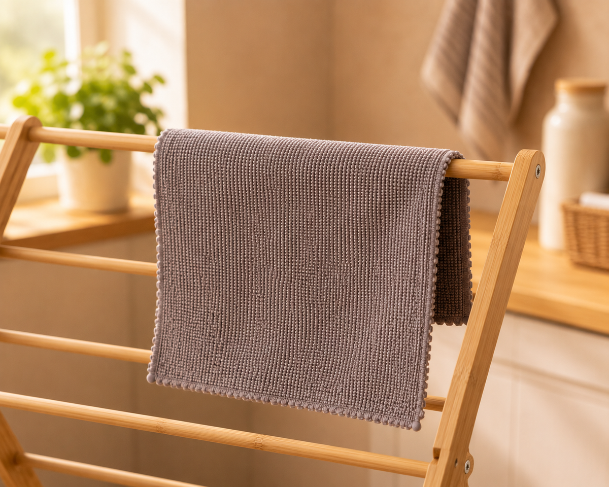 Reusable Microfiber Cleaning Cloth Roll – Kitchen Dish Towel, 20 Sheets