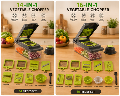5-in-1 Vegetable Chopper & Slicer