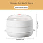 Microwave Steamer Box – Large Capacity Kitchen Steamer with Vent