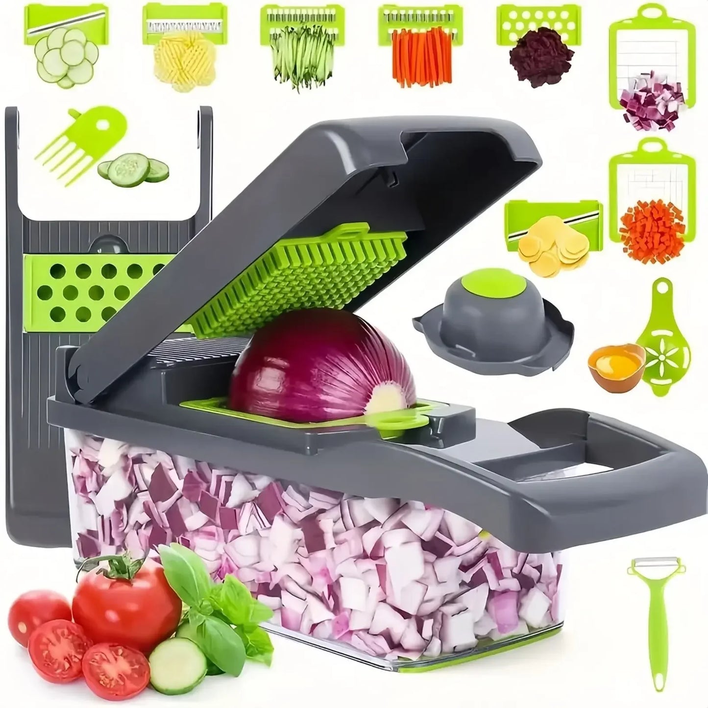 5-in-1 Vegetable Chopper & Slicer
