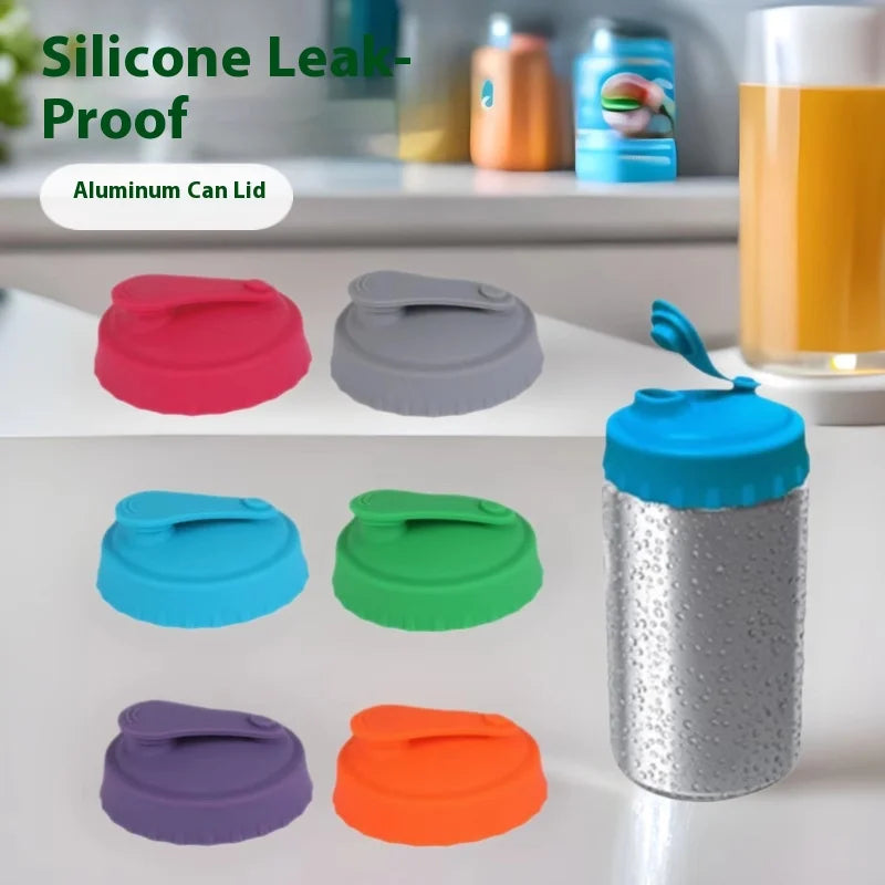Reusable Silicone Can & Bottle Lids – Soda, Beer & Cola Seal Caps (Set)