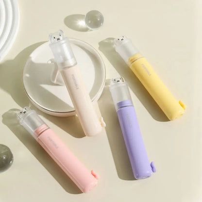 2-in-1 Foldable Travel Toothbrush with Toothpaste Dispenser