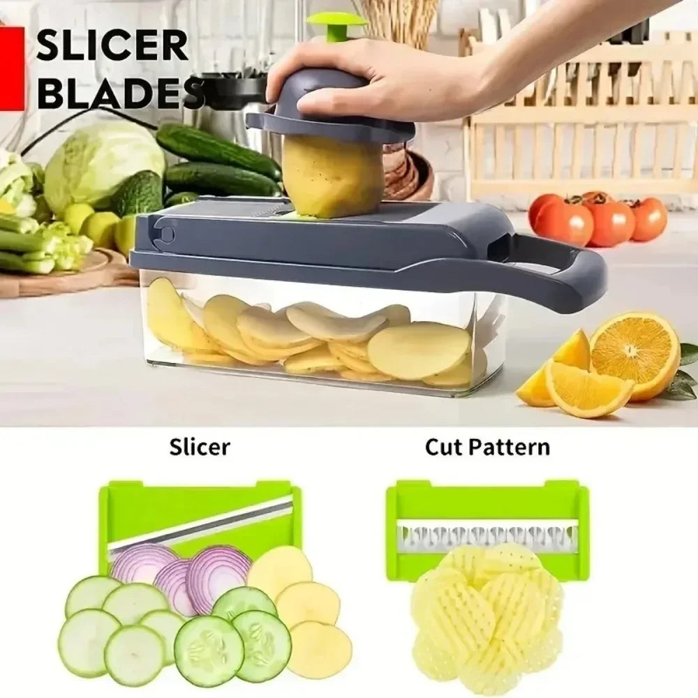 5-in-1 Vegetable Chopper & Slicer