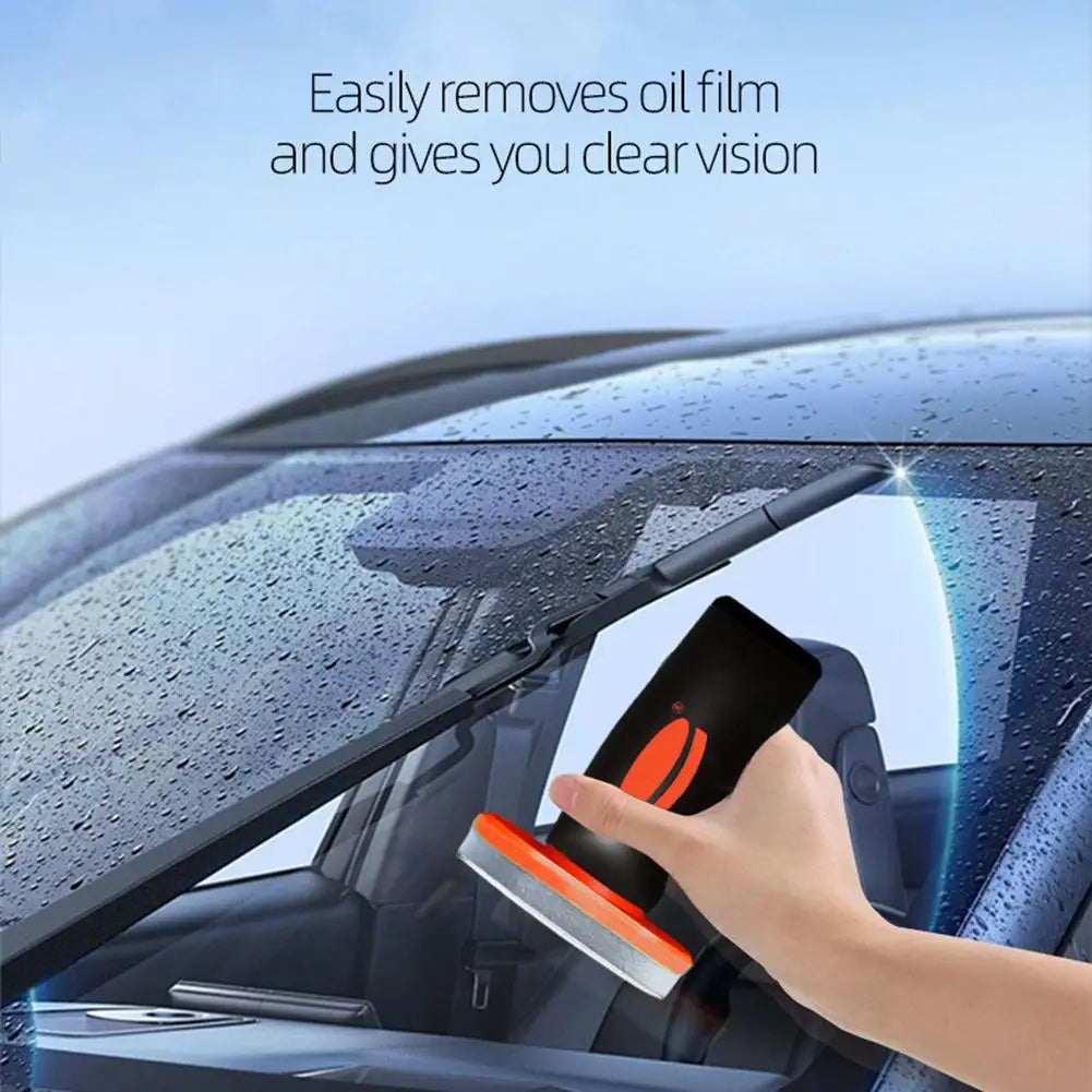 Glass Oil Film Cleaning Brush – Car & Home Windshield Cleaner, Anti-Fog