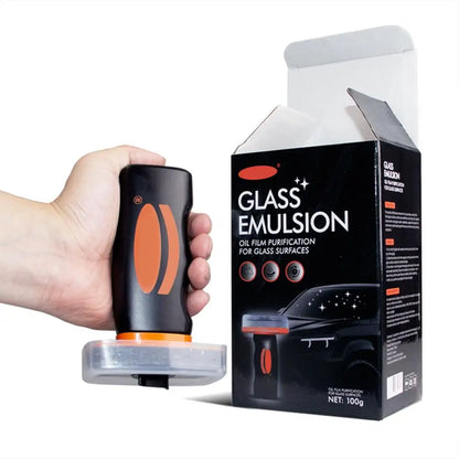 Glass Oil Film Cleaning Brush – Car & Home Windshield Cleaner, Anti-Fog
