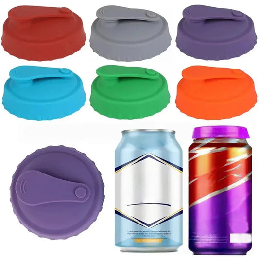 Reusable Silicone Can & Bottle Lids – Soda, Beer & Cola Seal Caps (Set)