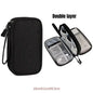 Travel Cable Organizer Pouch – Waterproof Electronics & Cord Storage Case