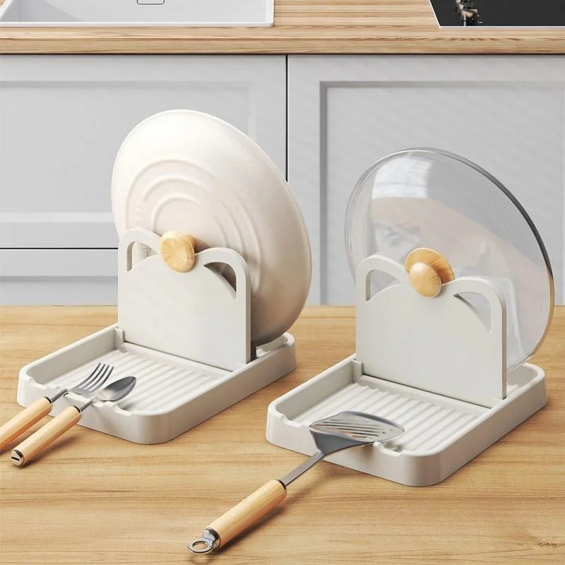 Pot & Pan Lid Holder Rack