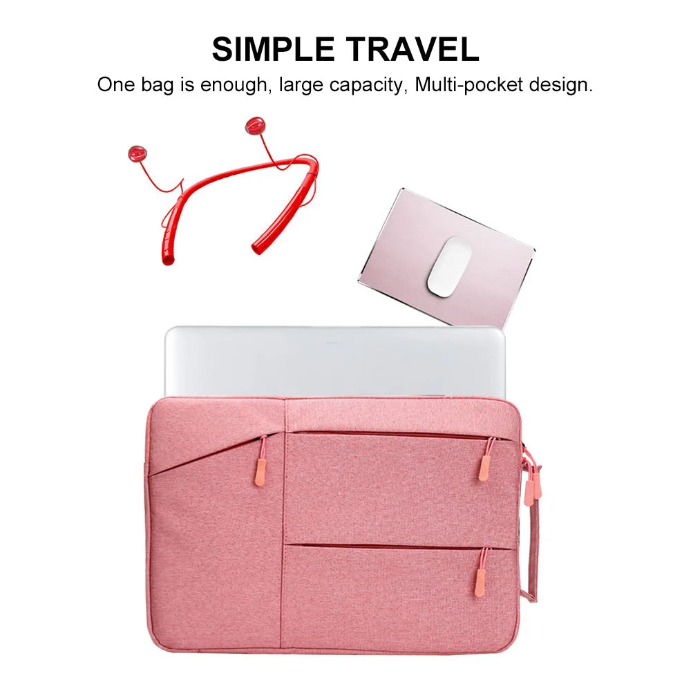 Waterproof Laptop Sleeve Bag – 12–16 Inch Case for MacBook, Lenovo & More